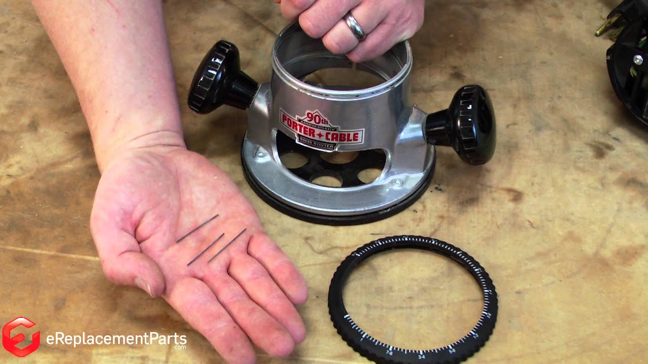 Replacing your Porter Cable Router Depth Ring