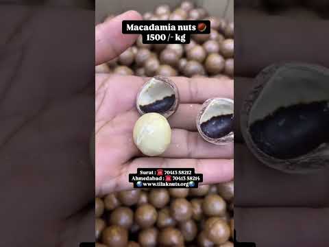 Whole Roasted Macadamia Nuts, Packaging Size: 1 KG Pouch, Country of Origin: Made in India