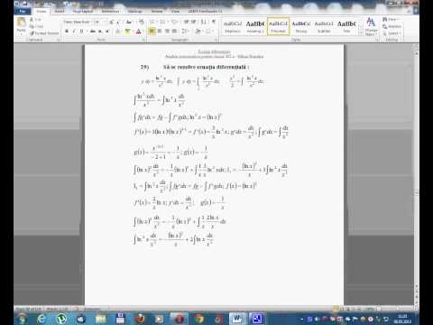 Analiza matematica pentru clasa aXIIa Lectia 35