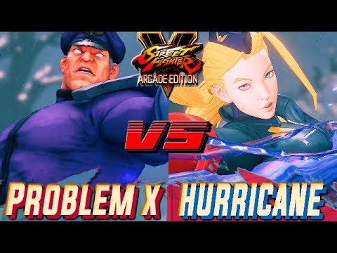 SFV AE 💥 Problem X (M.bison) VS hurricane (Cammy) Street Fighter V Arcade Edition Season 4