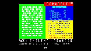 Scrabble for the BBC Micro