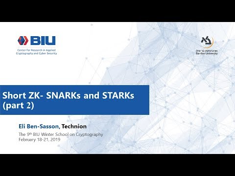 Short ZK - SNARKs and STARKs (part 2)