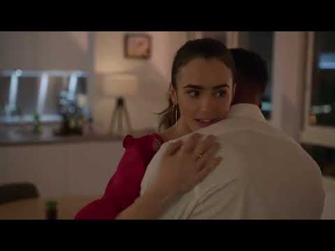 Emily in Paris  Season 2   Kissing Scene — Emily and Alfie Lily Collins and Luc