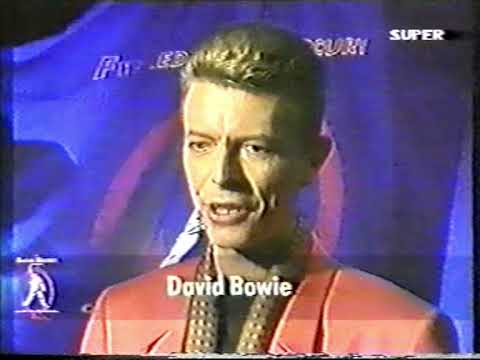 David Bowie - Mick Ronson /Ian Hunter/Bowie - Interviews - Backstage Wembley Stadium - 20 April 1992