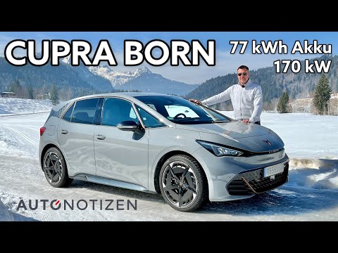 Cupra Born (170 kW, 77 kWh): Was kann das Elektroauto mit großem Akku? Test | Review | 2022