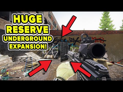 HUGE RESERVE UNDERGROUND EXPANSION + NEW EXTRACT | Escape from Tarkov | TweaK