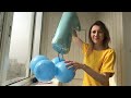 Без гелия🎈| Делаем цифру на стойке самостоятельно дома 😉из воздушных шаров