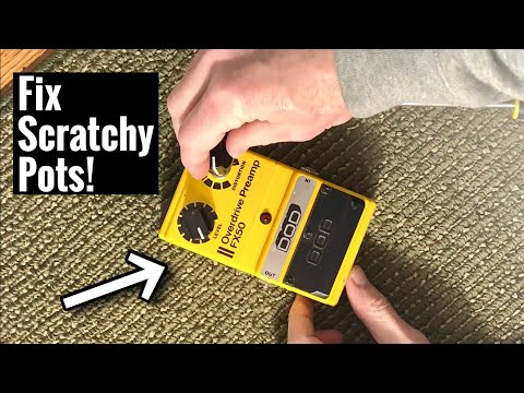 How to Fix Scratchy Pots on Pedals - Cheap!