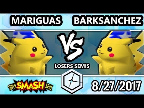 Shine 2017 Smash 64 - Mariguas (Pikachu) vs BarkSanchez (Pikachu) - Super Smash Bros. LS