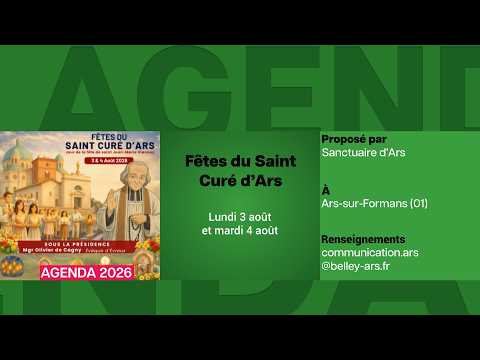 Agenda du 20 juillet 2026