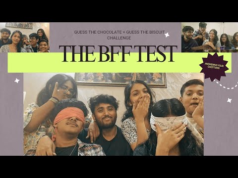 BFF TAG !💌 GUESS THE CHOCOLATE + BISCUIT CHALLENGE 🍫🍪 Ft. Palak ,Aman ,Aryan and Rutuja