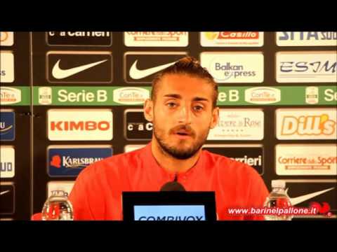 16/02/16 - Bari, parola a Tonucci: "A mio agio con Camplone, a Bari sto bene. Ora, però..."