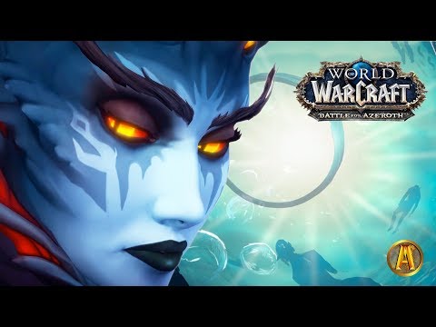 Battle for Nazjatar - All Azshara Cutscenes [8.2 WoW BFA: Rise of Azshara]