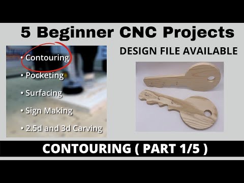 5 EASY CNC Woodworking Projects (Part 1/5) + FREE Design File