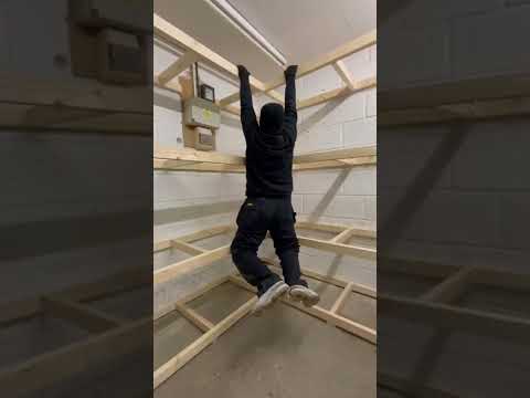 EASY DIY Garage shelving | DIY For Beginners #shorts