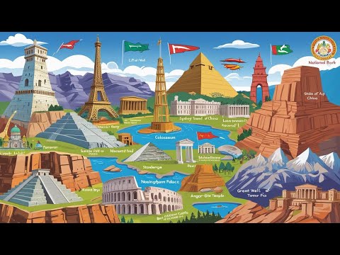 Learn 20 Famous Landmarks 🌍 | Fun English Vocabulary for Kids