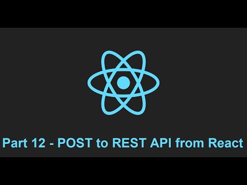 How to Send POST Request from React Application to REST API