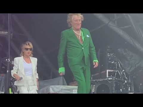 Rod Stewart, Ronnie Wood, Lulu Glastonbury 2025