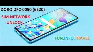 DORO DFC-0050 (6520) SIM NETWORK UNLOCK NCK DONGLE