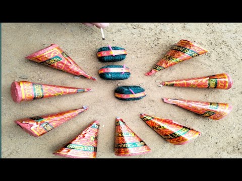Firecrackers and bullet experiment/ matchstick chain reaction demo