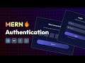 Complete MERN Authentication System With Password Reset Email Verification JWT Auth