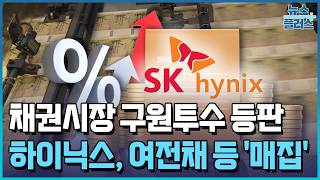 SK하이닉스, 채권시장 '구원등판'...조 단위 자금 투입 / 한국경제TV뉴스