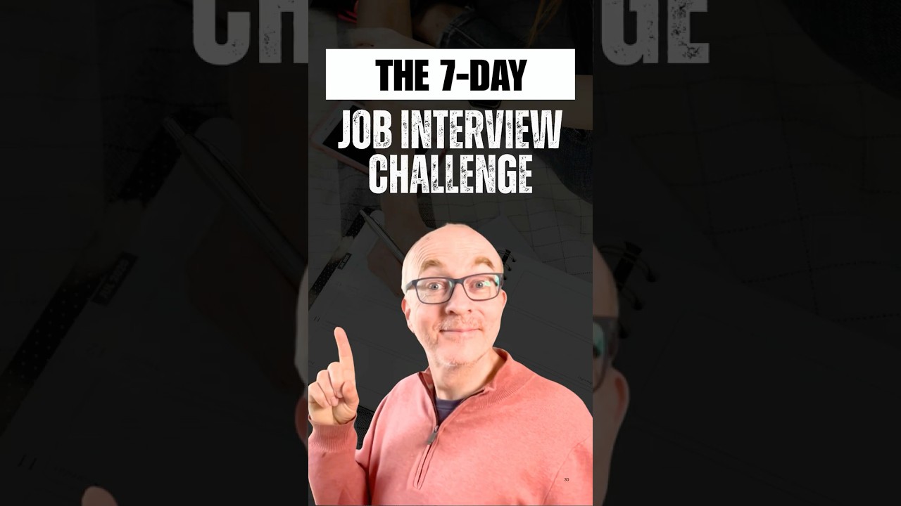 The 7 day Job Interview Challenge is open