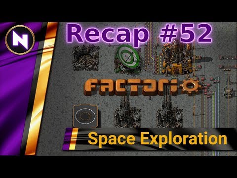 Factorio Space Exploration - Day 52 Recap - ASTEROID URANIUM