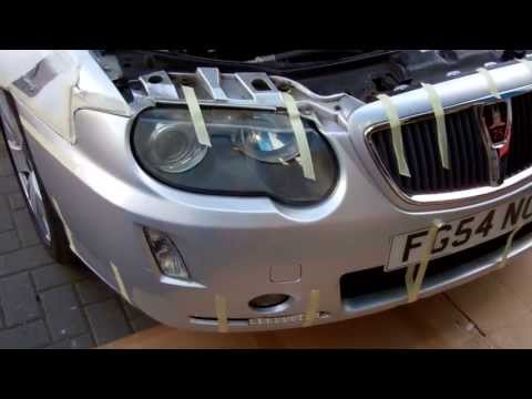How to  remove the  front bumper  on a Rover 75