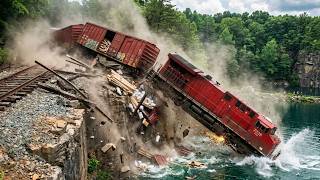 70 MOMENTOS INACREDITAVEIS DE TRENS CAPTURADOS POR CAMERAS