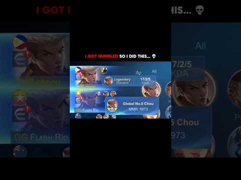 i met global myanmar chou in ranked #mobilelegends #choou #mlbb