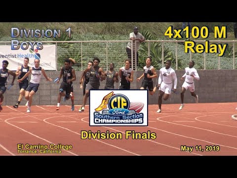 2019 TF - CIF-ss Finals (D1) - 4x100 (Boys)