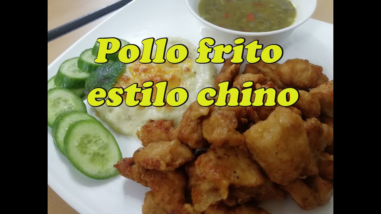 Pollo frito estilo chino 🍗 How to make fried chicken #chinese style