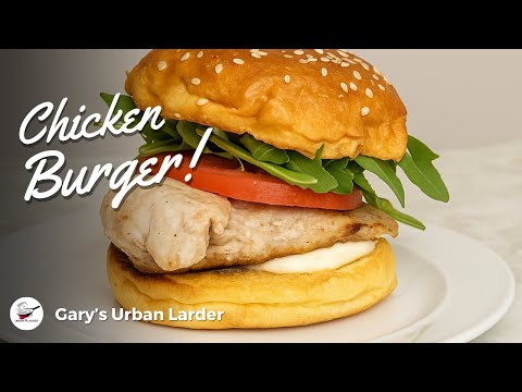 The Juiciest Chicken Burger You’ll Ever Make | Easy Garlic Aioli Recipe