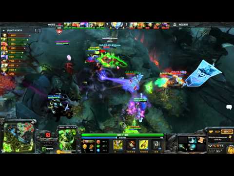 TI 4 EU Qual Playoffs WB Final Mouz vs Rox.Kis Game 3 Jungle Fight