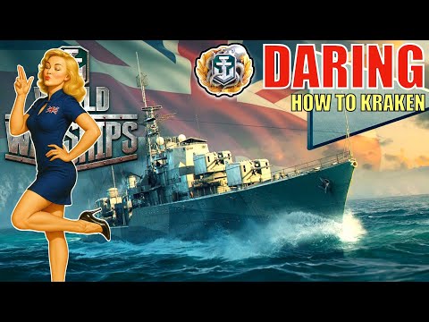 How to Kraken in HMS Daring | WoWS Tier X DD Gameplay