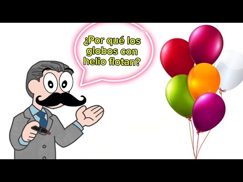 ¿Por qué los globos con helio flotan? Explicación fácil