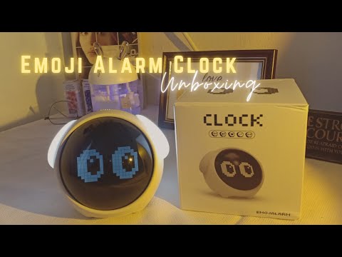Emoji Alarm Clock Unboxing 🥺✨☀️ | aesthetic