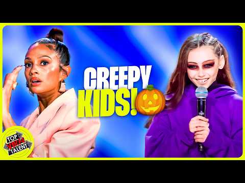 CREEPY KID Auditions That SCARED the Judges!