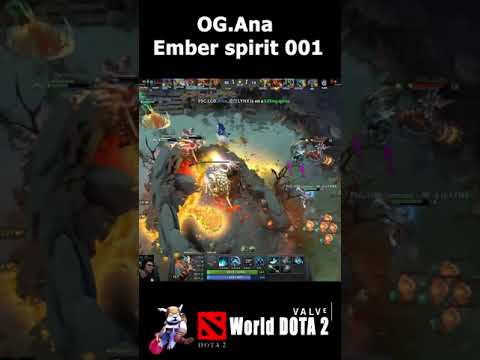 OG.Ana Ember Spirit | Best play - Dota 2 - World DOTA 2 | #Shorts
