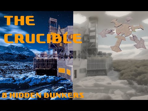 The Crucible - Open Core 3-6 Man Rust Base Design Build Tutorial 2024 
