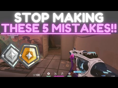 5 Most COMMON MISTAKES in Low Elos to EASILY Improve!! (Valorant Tricks)
