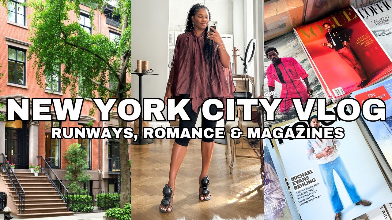 NYC Vlog! Runways, Romance & My Magazine Comeback + Comfelie Fashion Show ❤︎ MONROE STEELE