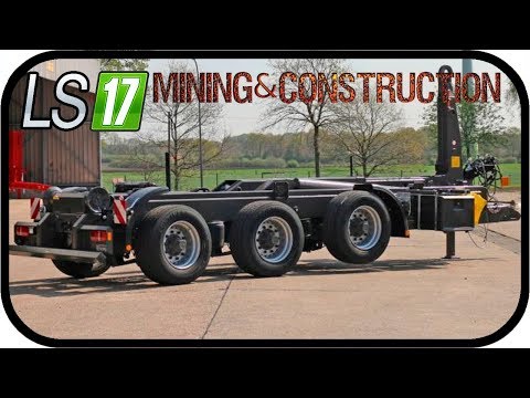 LS17 Mining & Construction Economy V1 - MAN Hakenlift Anhänger mit 50 000L Tank #059 SE02 ★Deutsch