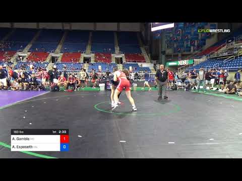2018 USMC-USAW Cadet & Junior GR Nationals/Junior 160 Round Of 128 - Andrew Gamble (MO) Vs. Austin