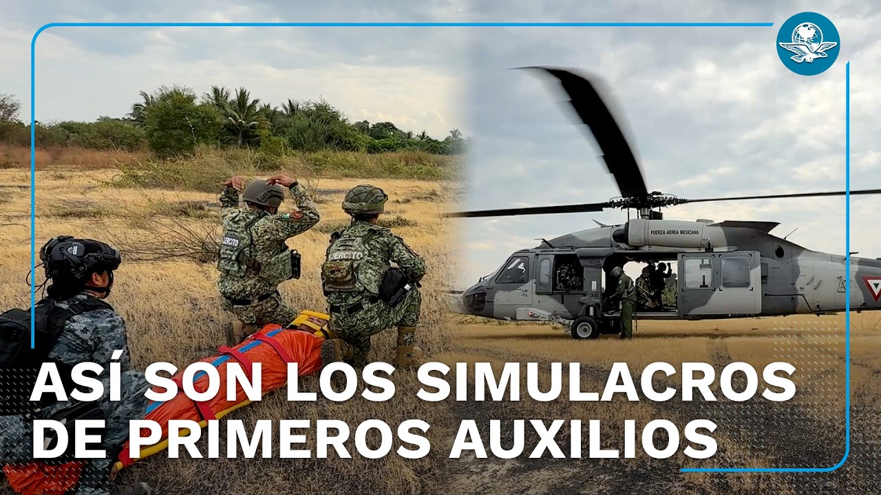 Ejército Mexicano capacita a tropas en primeros auxilios durante operativos en Apatzingán