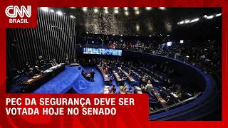 Vídeo: Após acelerar rito, Senado inicia nesta quinta votação da PEC da Segurança | CNN NOVO DIA