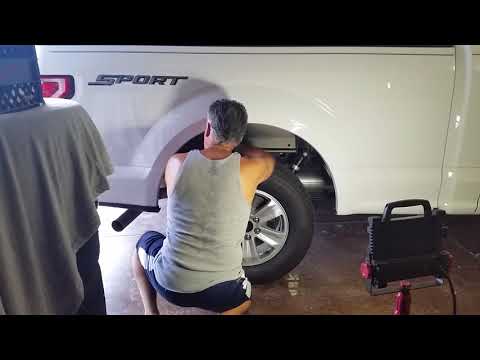 2018 F150 Rear wheel well liners install