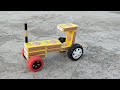 How To Make Caltiwetar With Matchbox At Home Diy Cultivator Mini Tractor Science Project