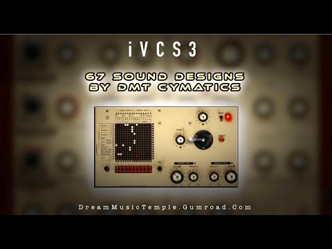 iVCS3 Synth - New DMTcymatics Preset Pack - Demoed with Big AUM Session - iPad